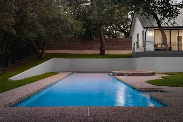 4101 Mcbrine Pl, Austin, TX 78746 - view of swimming pool with a patio area