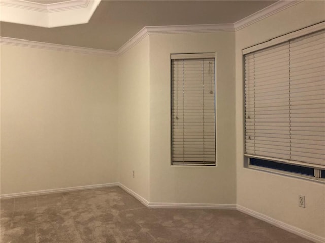 3704 Bunyan Cir, Lago Vista, TX 78645 - unfurnished room featuring carpet floors and crown molding