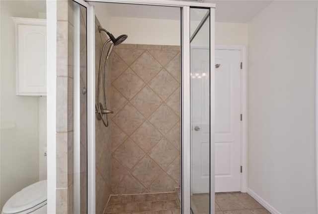 3704 Bunyan Cir, Lago Vista, TX 78645 - bathroom featuring a shower stall