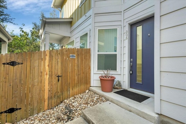 8922 Menchaca Rd Unit 906, Austin, TX 78748 - doorway to property featuring board and batten siding