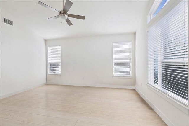 8922 Menchaca Rd Unit 906, Austin, TX 78748 - unfurnished room with a ceiling fan and light wood-type flooring