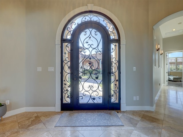 view of foyer