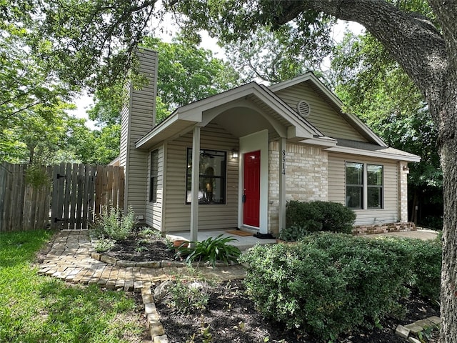 view of front of home