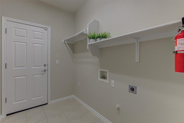 401 Bonham Loop, Georgetown, TX 78633 - washroom featuring laundry area, hookup for a washing machine, electric dryer hookup, hookup for a gas dryer, and baseboards