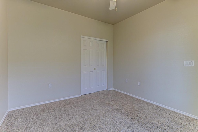 401 Bonham Loop, Georgetown, TX 78633 - empty room with carpet floors, baseboards, and a ceiling fan