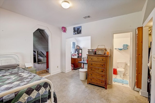 bedroom with ensuite bathroom