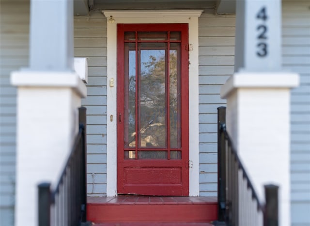 view of property entrance