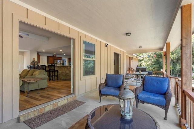 view of patio / terrace with outdoor dining area