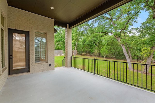 view of patio