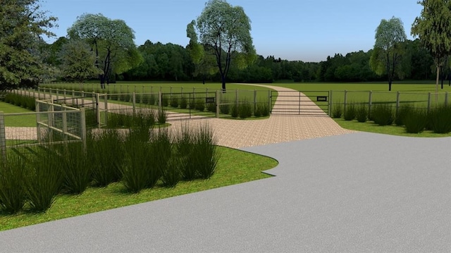 101 County Road 156, Georgetown, TX 78626 - surrounding community featuring a yard, a gate, fence, and a rural view