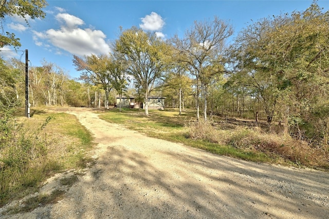 view of road