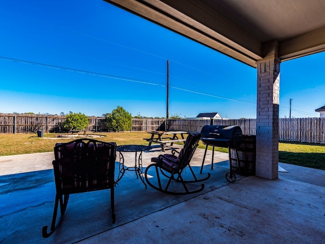 view of patio