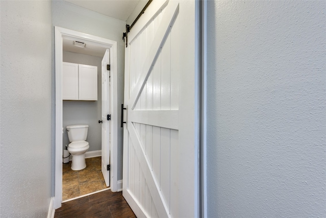 bathroom featuring toilet