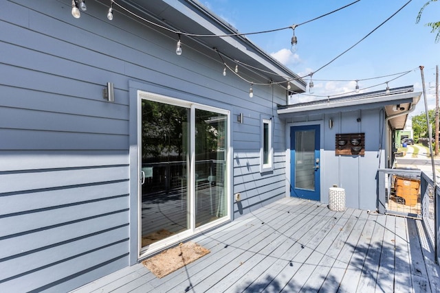 7611 Providence Ave Unit A, Austin, TX 78752 - view of wooden deck
