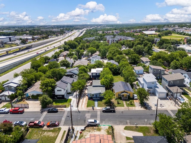 7611 Providence Ave Unit A, Austin, TX 78752 - aerial view of residential area with a major roadway