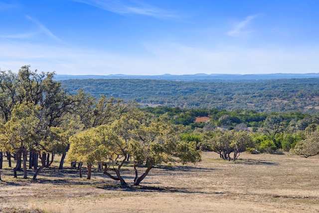 mountain view with a rural view