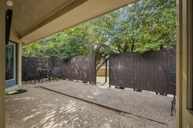 view of patio