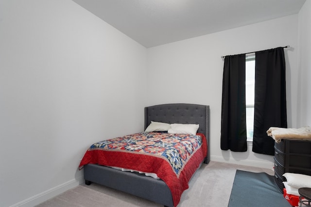 bedroom featuring carpet flooring