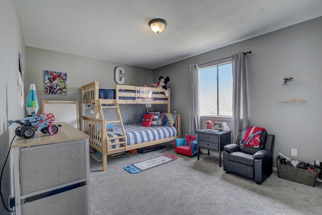 bedroom with carpet flooring