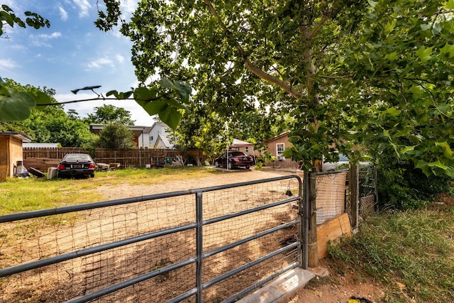 view of gate