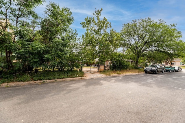 view of parking / parking lot