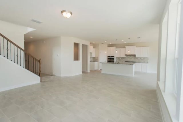 view of unfurnished living room