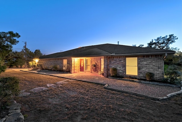 view of rear view of property