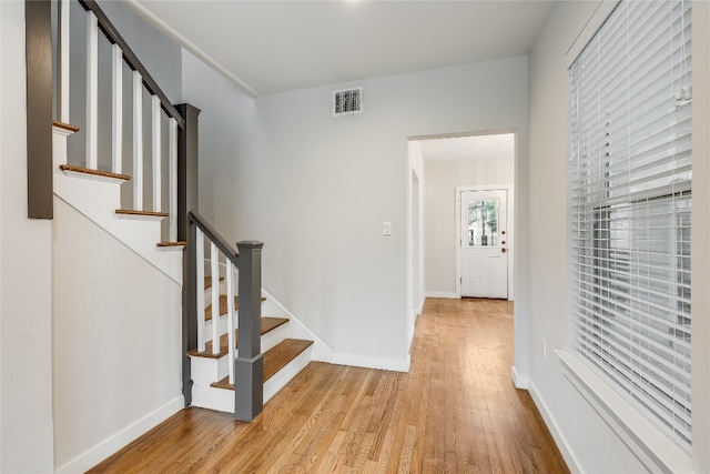 interior space featuring light hardwood / wood-style flooring