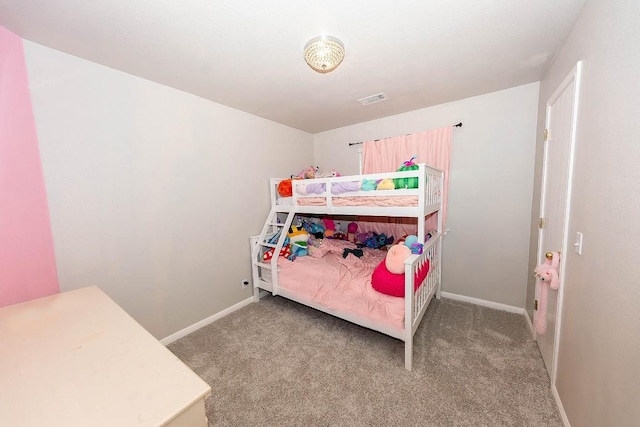 bedroom with carpet flooring