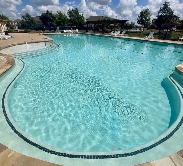 view of pool