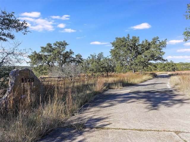 view of road