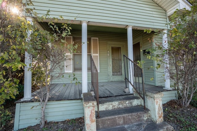 view of entrance to property