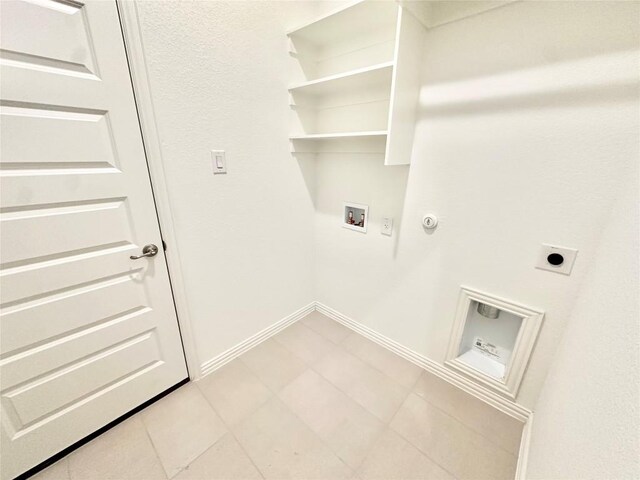 laundry room featuring hookup for a gas dryer, washer hookup, and electric dryer hookup