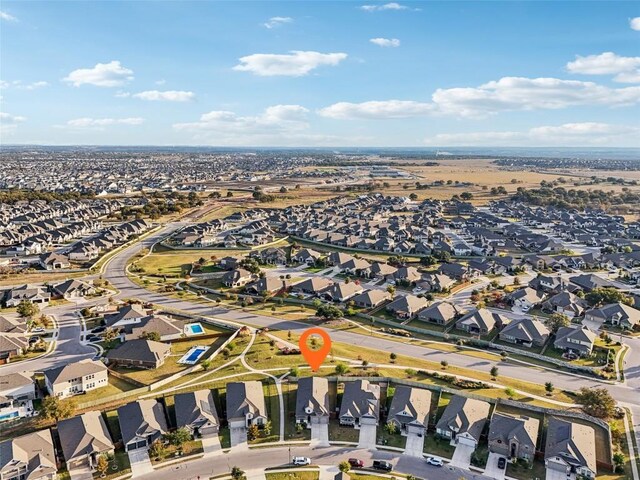120 Krupp Ave, Liberty Hill, TX 78642 - aerial overview of property's location featuring nearby suburban area