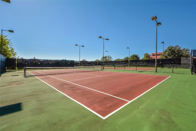 view of sport court featuring basketball court