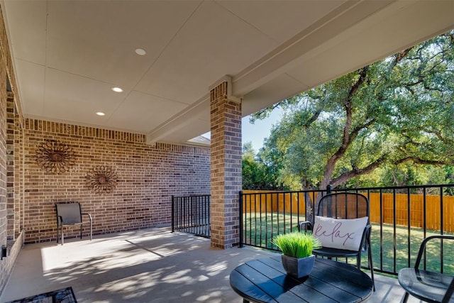 view of patio / terrace