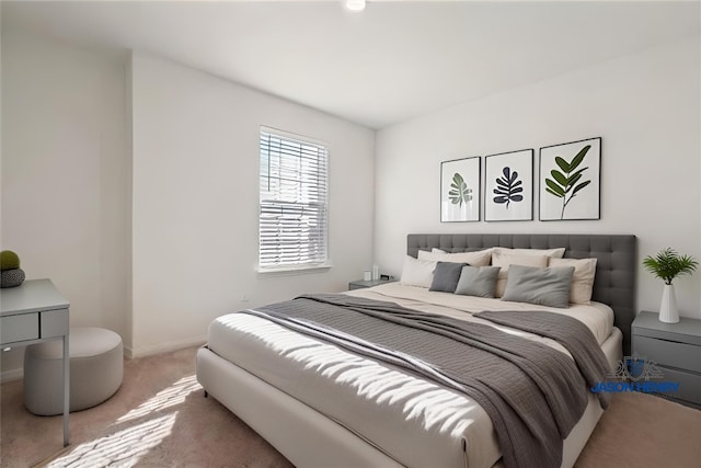 bedroom with carpet flooring