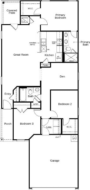 12521 Orchard Grove Ln, Manor, TX 78653 - property floor plan