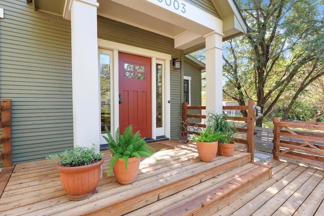 view of entrance to property
