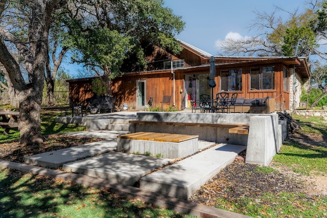 exterior space with a patio