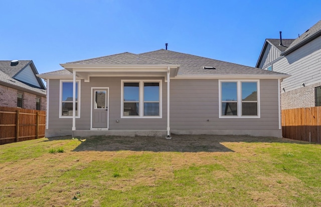 217 Canyoncrest Way, Liberty Hill, TX 78642 - rear view of property featuring a fenced backyard