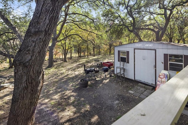 view of outbuilding