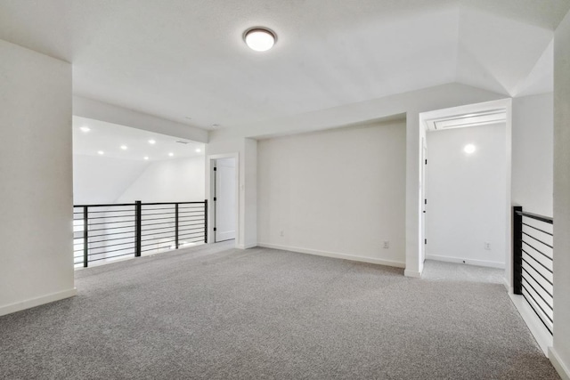 596 Biscayne Bay Bnd, Kyle, TX 78640 - unfurnished room with baseboards, carpet flooring, and recessed lighting