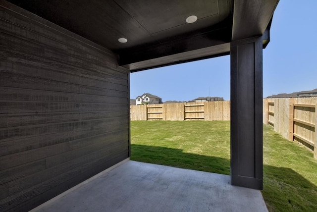 596 Biscayne Bay Bnd, Kyle, TX 78640 - view of patio with a fenced backyard