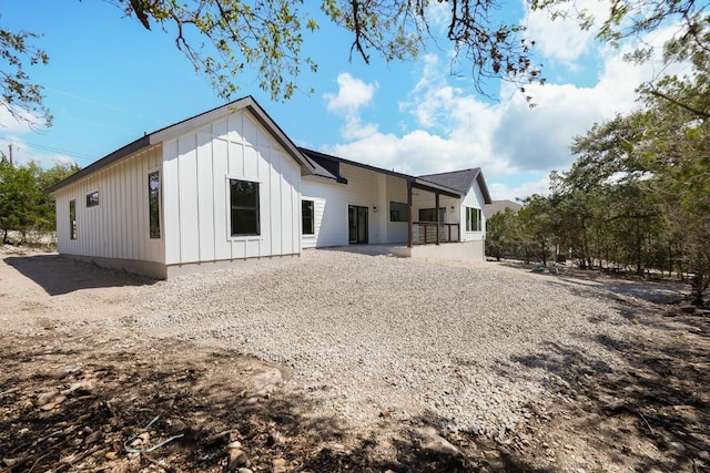 back of property featuring a patio