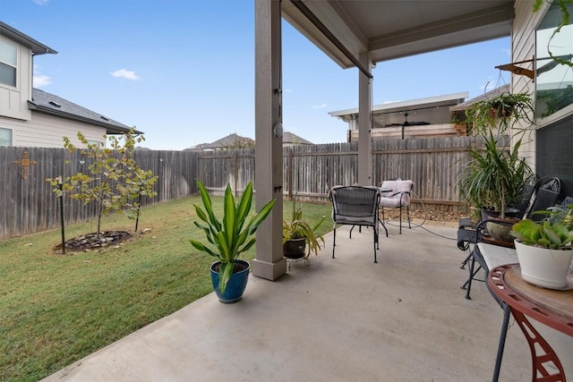 view of patio