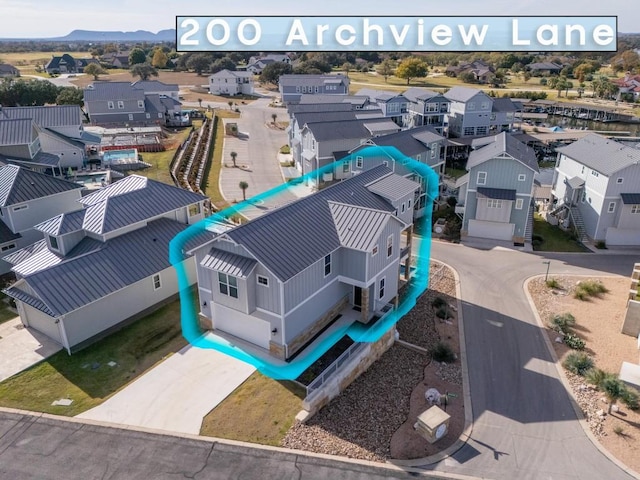 200 Archview Ln, Kingsland, TX 78639 - aerial perspective of suburban area