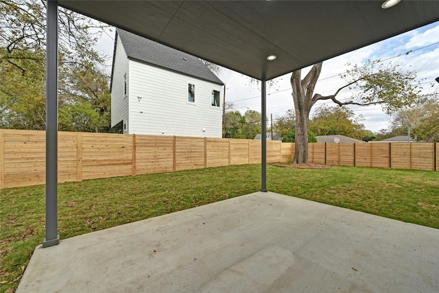 102 W Fawnridge Dr, Austin, TX 78753 - fenced backyard featuring a patio area