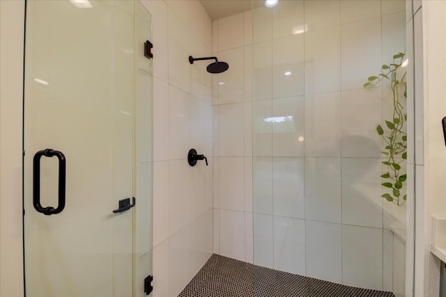 bathroom with walk in shower