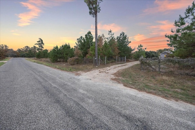 view of road